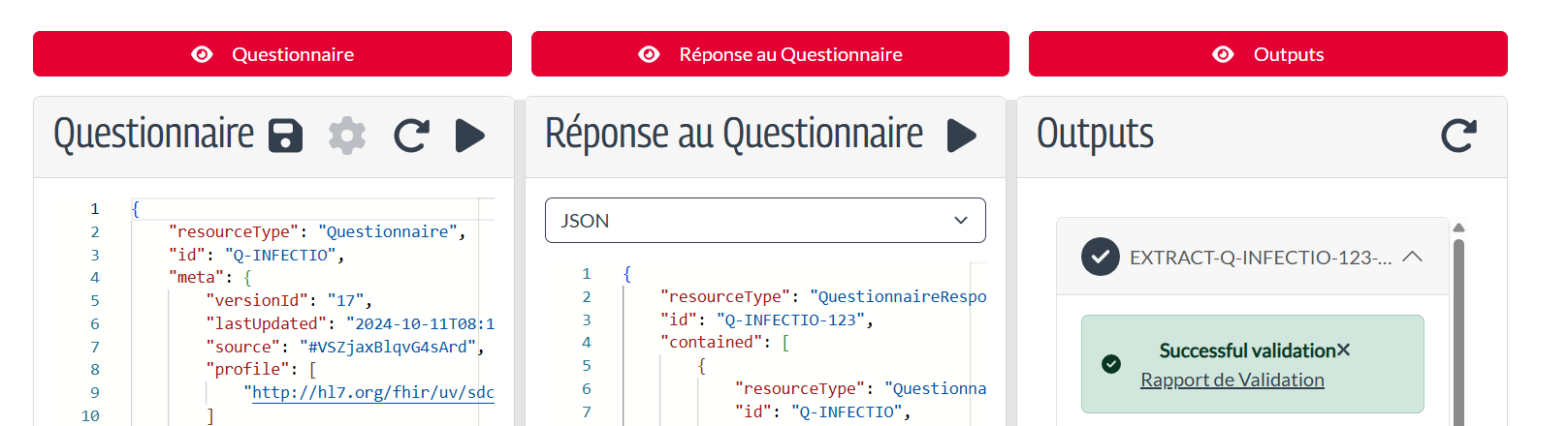 Validation Modal