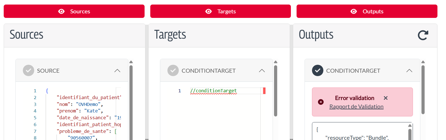 Validation module